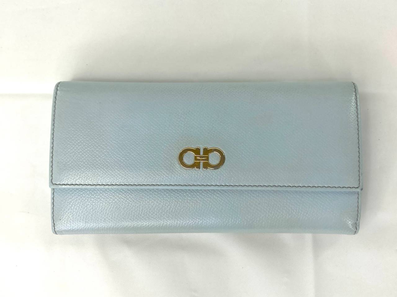 Ferragamo／フェラガモ ガンチーニ ロングウォレット 長財布 修理実績